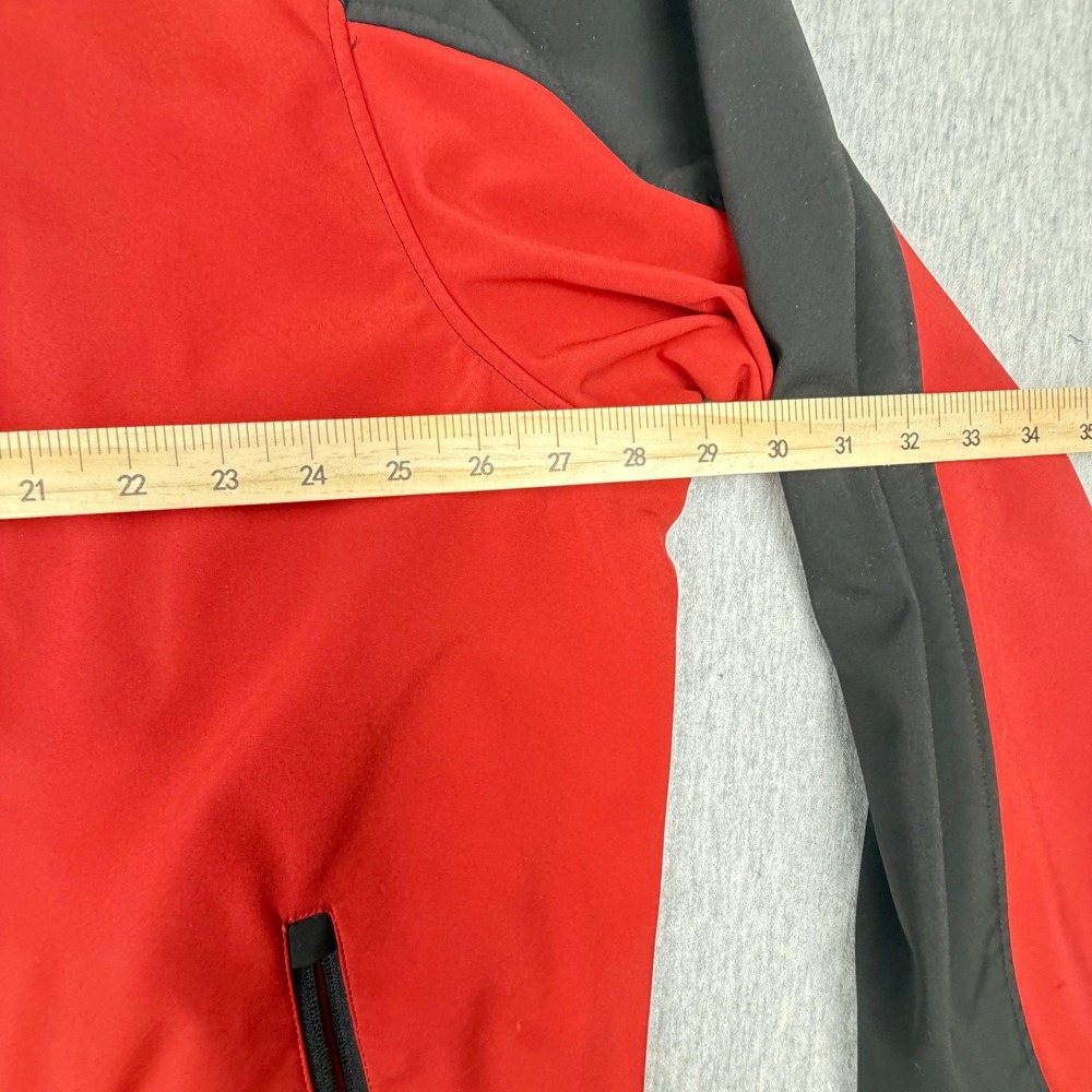 SwissTech Mens Red Black Softshell Fleece Lined Jacket 3XL SM46601YB - Picture 4 of 8